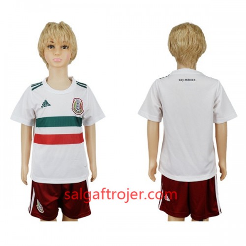 Mexico Fodboldtrøjer Børn Udebanesæt VM 2018 Mexico Fodboldtrøjer Børn Udebanesæt VM 2018